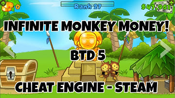 How To Get UNLIMITED MONKEY MONEY In Bloons Tower Defense 5!! Steam - Cheat Engine - *WORKING 2022*!