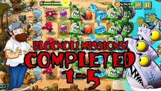 QUEST - Plants Vs Zombies “2” | Premium Plant Blockoli 1-5 Completed.