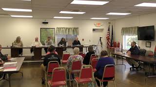 October 8, 2024 Town Board Meeting (Audience Perspective)