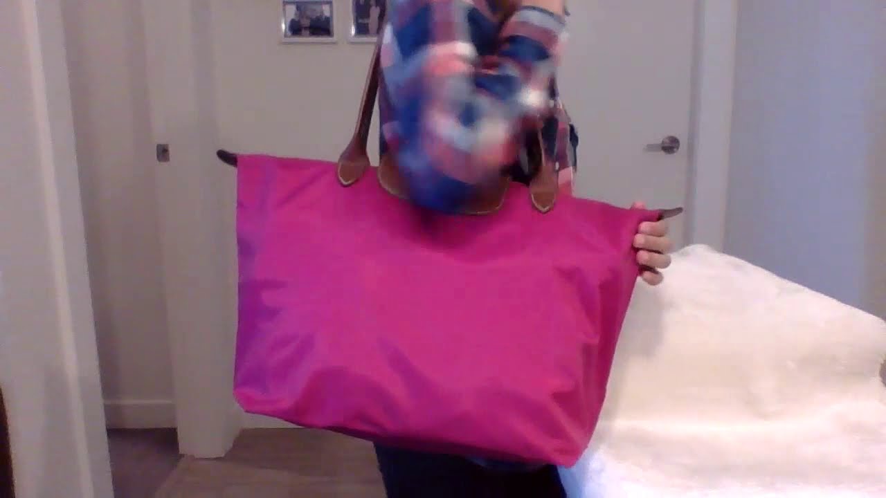 longchamp le pliage large purple