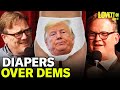 Maga republicans wear diapers in support of donald trump with andy richter  andy daly