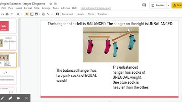 Staying in Balance: Hanger Diagrams - Google Slides