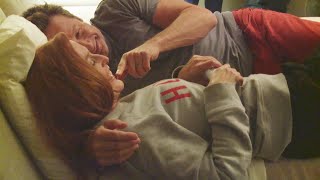 Gillian Anderson & David Duchovny - Bed Scene Bts From The X-Files Season 11