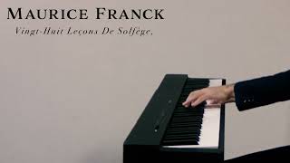 Maurice Franck Vingt-huit leçons de solfège No.6 | Satoru Takishima