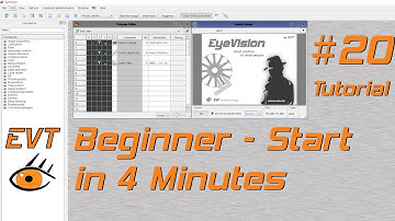 How to create a project and start working with EyeVision (Tutorial #20)