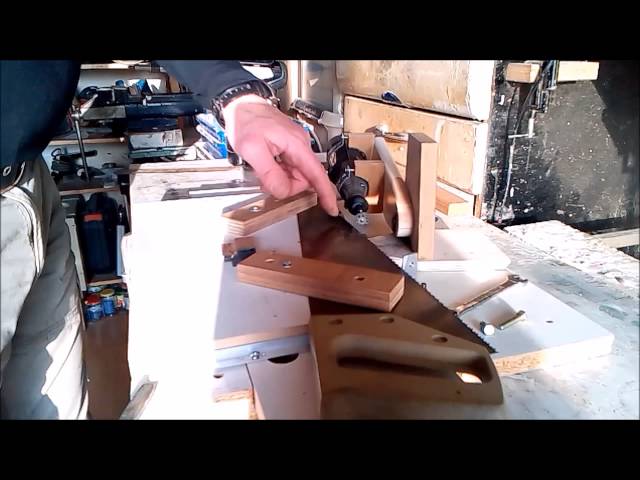 DIY Dremel sharpening jig for carbide saw blade with diamond bit setup
