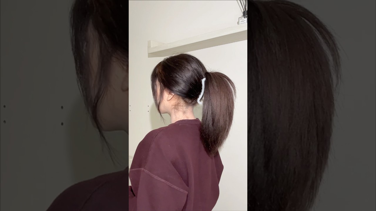 How to get perfect Ponytail using claw clips 🙌🏻 Hope this video helps 🫶🏻
