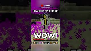 The Funniest Fake Minecraft Speedrun EVER