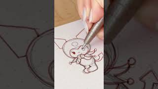 how to draw sanrio’s kuromi in 60 seconds! #shorts