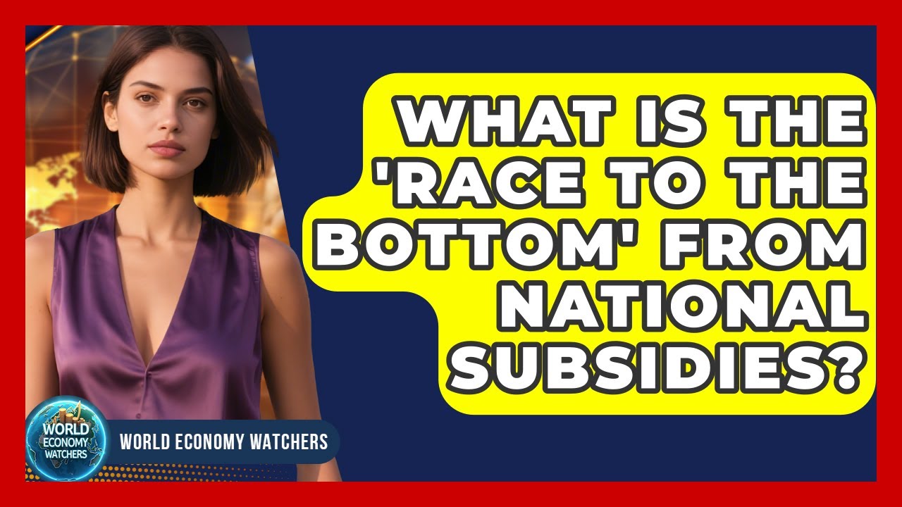What Is The 'race To The Bottom' From National Subsidies? - World Economy Watchers