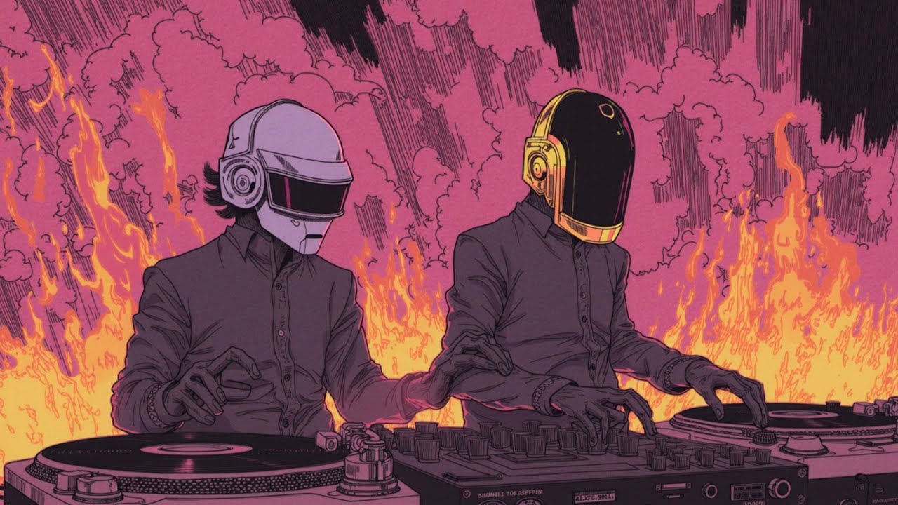 Daft Punk | Футуристическая музыка и неоновые вибрации 🔥 Электро-панк DJ сет