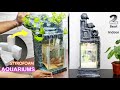 Awesome 2 Beautiful Indoor Tabletop Fish Aquarium With Water Fountain Using Styrofoam