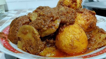 RESEP RENDANG JENGKOL TELUR BUMBU MEDOK PEDAS NAGIH
