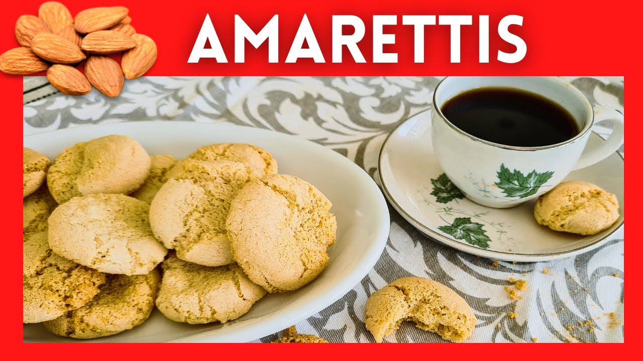AMARETTIS con HARINA DE ALMENDRAS! Receta Gourmet muy FACIL - YouTube
