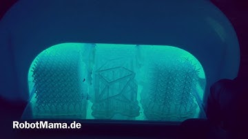 3D Print tiny microstructures - curing flexible lattices