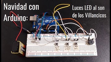 Proyecto de navidad con Arduino UNO: villancicos con LED RGB multicolor paso a paso