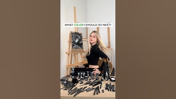 DRAWING, BUT I CAN ONLY USE 1 COLOR 🖤DID YOU FIND A SPIDER? 🕷️ WHAT COLOR NEXT? #artchallenge #art