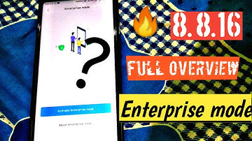 New Global beta update 8.8.16 || Redmi note 5|| Full changelog|| Enterprise mode ||