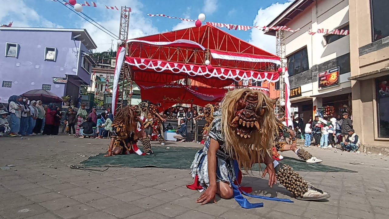 Tari gedruk di agustusan dieng wetan