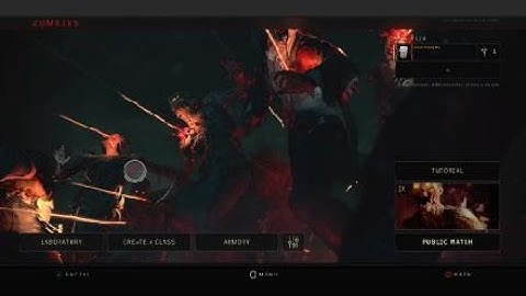 BLACK OPS 4 ZOMBIES CREATE A CLASS OVERVIEW