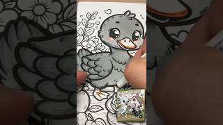 ASMR Coloring An Adorable Goose with Arrtx Markers!