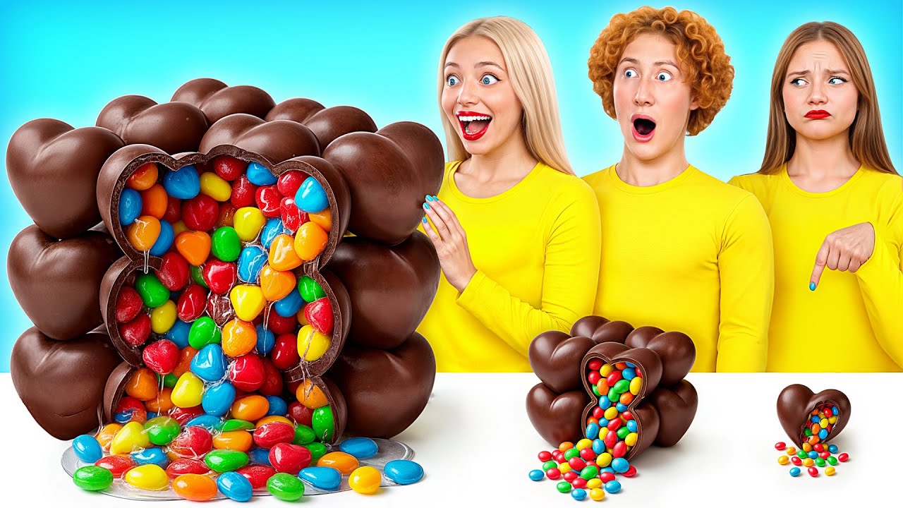 Большая, Средняя или Маленькая Тарелка Челлендж | Смешные Кухонные Моменты от Bubba DO Challenge