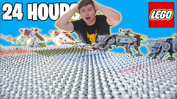 I built a HUGE LEGO Clone Army in 24 Hours…