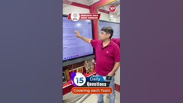 15 Qs daily series for MPSC ITI Principal/VP exam preparation