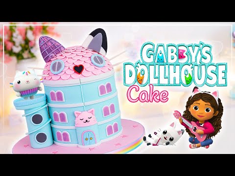 Gabby S Dollhouse 3D Cake So Colorful Fun 