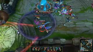 League of Legends - DWG Jhin Teamfight (Triplekill)