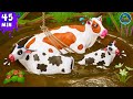 Farm animals rescues compilations  cow rescue  animals farm diorama 3d cartoons
