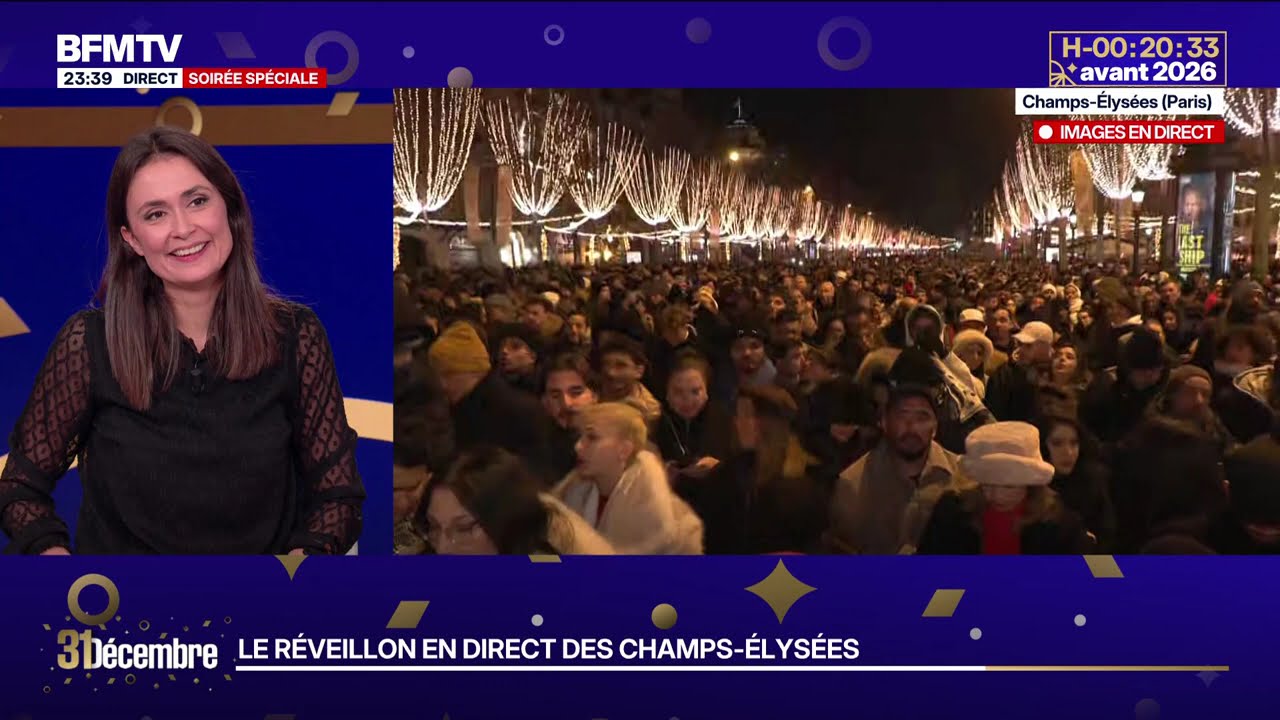 BFMTV | Passage en 2026 • spéciale 31 Décembre avec Julie Hammett — mercredi 31 décembre 2025 ❄️✨