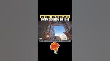 The safest spawn peek ever outback rainbow six siege #gaming #tips #trap #tricks #easy #ranked #r6