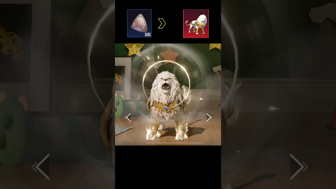 Free Lion Companion ￼in BGMI 😍 