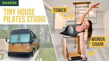 Tiny Home Pilates Studio Build for our Bus Conversion - S04E09