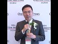 Osstem meeting in dubai  interviews dr david chong osstem middle east oic director