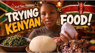AFTER GIVING BIRTH MY FRIEND SHOWED UP WITH KENYAN 🇰🇪 FOOD 😭 | FIRST TIME TRYING IT