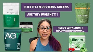 Dietitian Reviews Best Greens Powders  Here's what I like and DON'T like