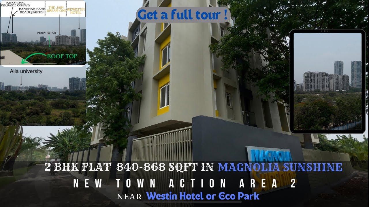 2BHK Only 43 Lakhs! Prime Location Newtown AA-2 | Magnolia Sunshine | Ready To Move | Near Eco Park!