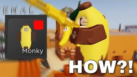THIS CODE GIVES YOU MONKEY SKIN IN ROBLOX ARSENAL?!