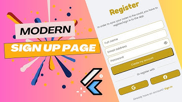 📱 Build Modern Flutter Screen for Login, Signup, and Validation | 2024 Tutorial For Beginners 🔥