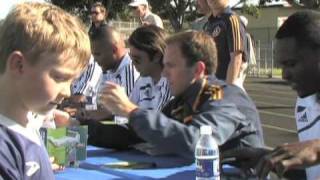 The LA Galaxy Visit AYSO Region10