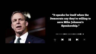 "It's going to be very telling if the Democrats save Mike Johnson's speakership." - Rep. Scott Perry