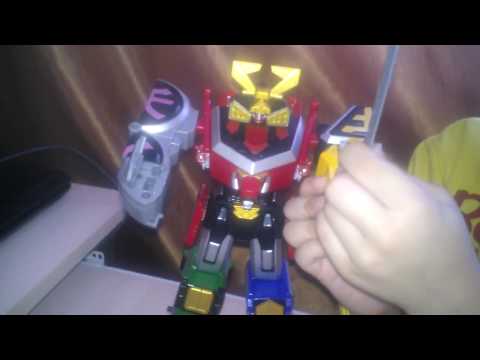 Мегазорд Могучие Рейнджеры Самураи игрушка (Megazord Power Rangers Samurai)