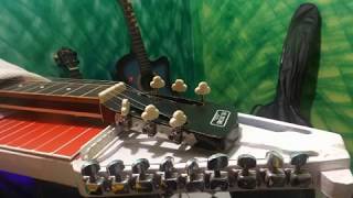 2 LINDOS HINOS SOLADOS NA GUITARRA HAVAIANA lapsteel Guitar