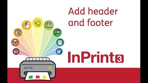 InPrint 3 - Add header and footer