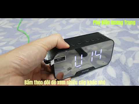Video Cài đặt FM và báo thức Amoi G5 quá dễ - youtube