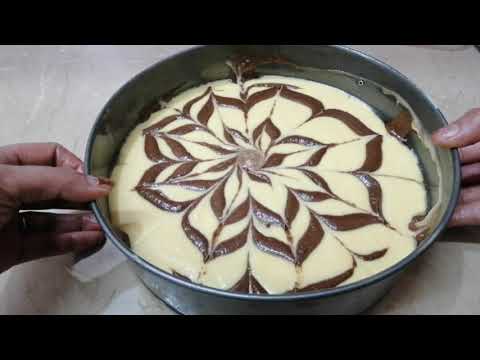 Chocolate Vanilla Marble Cake Recipe