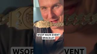 The WSOP Main Event Bracelet is here!