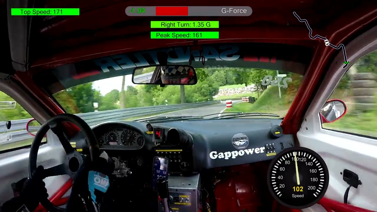 Onboard Marcel Gapp BMW e36 M3 beim Bergrennen Osnabrück 2022